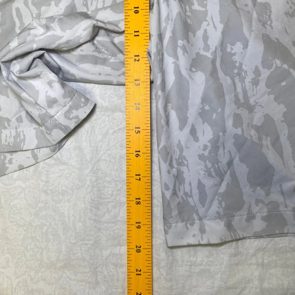 Nike Golf Dri-FIT Mens Grey White Camo Print Performance Shorts Size 34